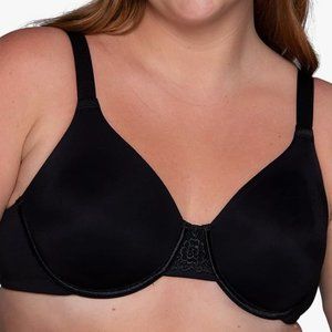 Vanity Fair Beauty Back Smoothing Minimizer Black Bra - NWT!